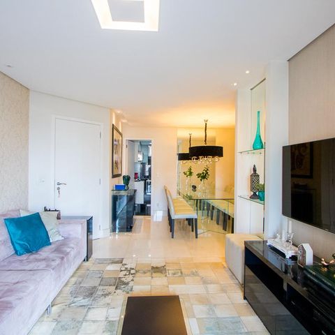 Apartamento à venda com 118m², 3 quartos e 4 vagas Apartamento à venda com 118m², 3 quartos e 4 vagasSala