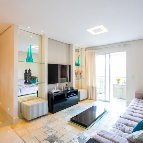 Apartamento à venda com 118m², 3 quartos e 4 vagas Apartamento à venda com 118m², 3 quartos e 4 vagasSala