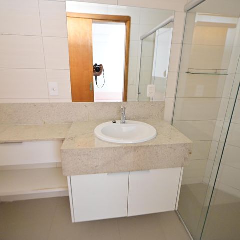 Studio para alugar com 60m², 1 quarto e 1 vaga Studio para alugar com 60m², 1 quarto e 1 vagaBanheiro