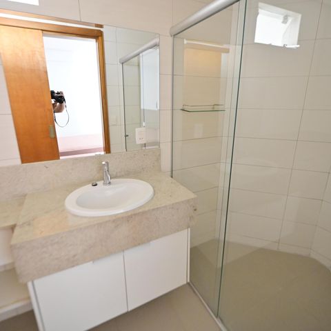 Studio para alugar com 60m², 1 quarto e 1 vaga Studio para alugar com 60m², 1 quarto e 1 vagaBanheiro