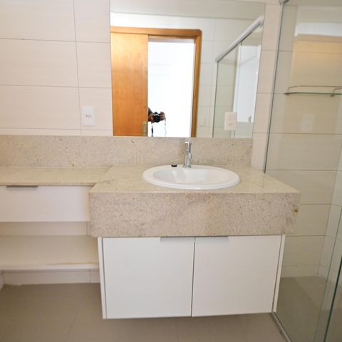 Studio para alugar com 60m², 1 quarto e 1 vaga Studio para alugar com 60m², 1 quarto e 1 vagaBanheiro