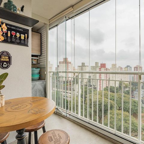 Apartamento à venda com 53m², 2 quartos e 1 vagaVaranda gourmet