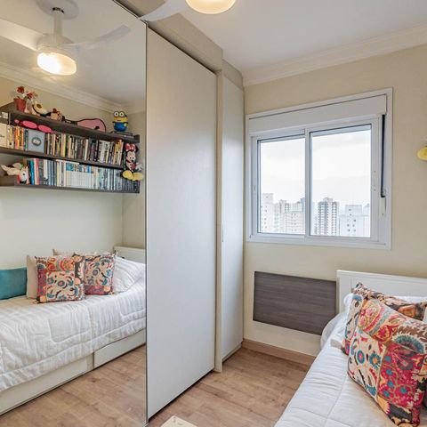 Apartamento à venda com 53m², 2 quartos e 1 vagaQuarto