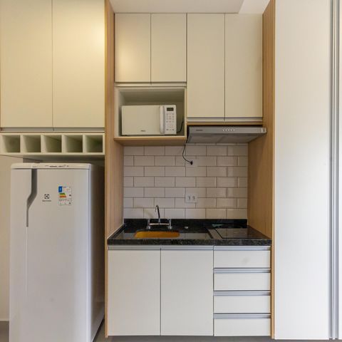 Studio à venda com 28m², 1 quarto e sem vagaStudio