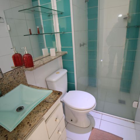 Apartamento para alugar com 52m², 2 quartos e 1 vagaBanheiro Social