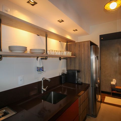 Apartamento para alugar com 72m², 1 quarto e 2 vagasCozinha
