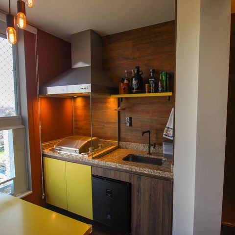 Apartamento para alugar com 72m², 1 quarto e 2 vagasVaranda gourmet