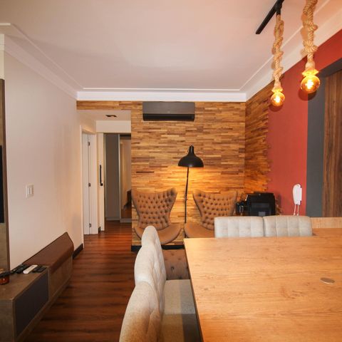 Apartamento para alugar com 72m², 1 quarto e 2 vagasSala