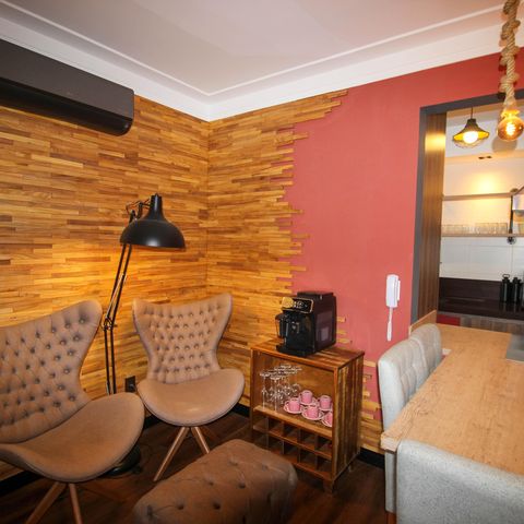 Apartamento para alugar com 72m², 1 quarto e 2 vagasSala