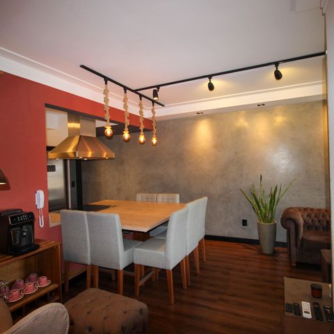 Apartamento para alugar com 72m², 1 quarto e 2 vagasSala