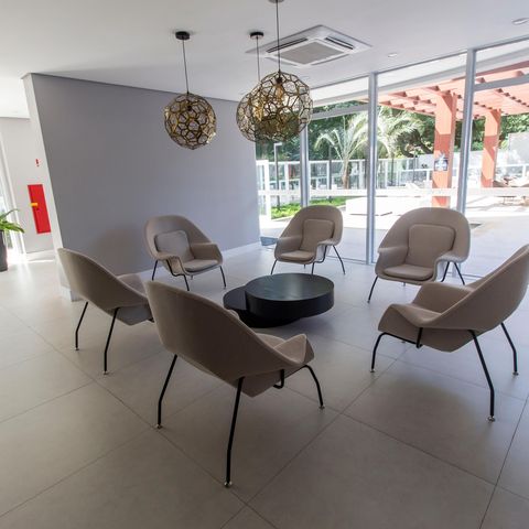 Apartamento para alugar com 90m², 3 quartos e 2 vagasHall social
