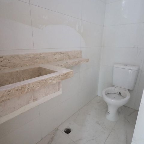 Casa de condomínio à venda com 129m², 2 quartos e 2 vagasBanheiro Social