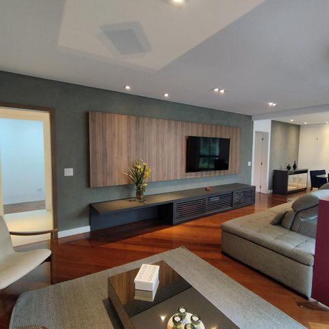 Apartamento à venda com 178m², 4 quartos e 3 vagas Apartamento à venda com 178m², 4 quartos e 3 vagasSala 1