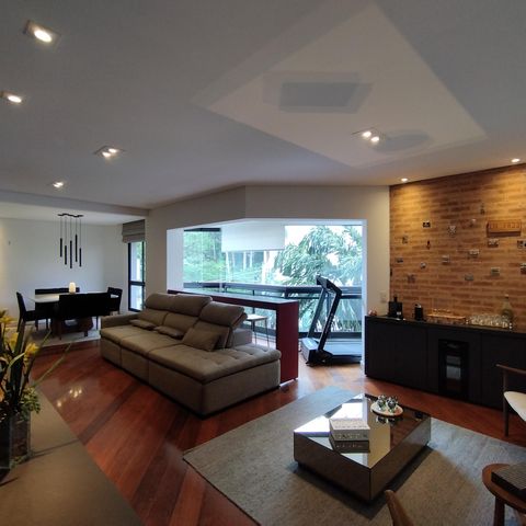 Apartamento à venda com 178m², 4 quartos e 3 vagas Apartamento à venda com 178m², 4 quartos e 3 vagasSala 1