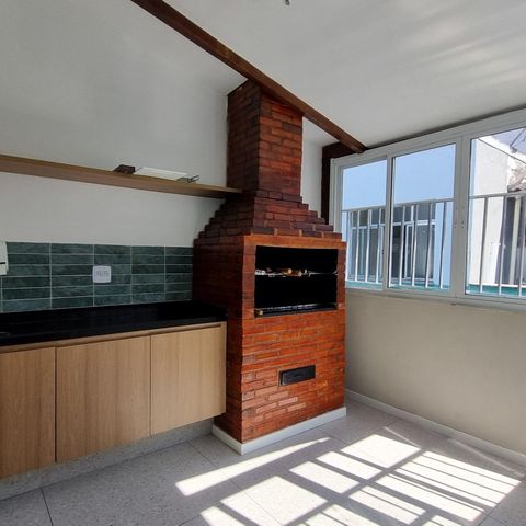 Apartamento à venda com 60m², 2 quartos e 1 vagaChurrasqueira