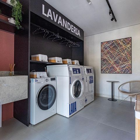 Studio à venda com 23m², 1 quarto e sem vaga Studio à venda com 23m², 1 quarto e sem vagaLavanderia