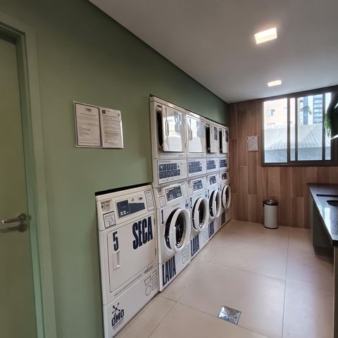 Apartamento à venda com 28m², 1 quarto e sem vaga Apartamento à venda com 28m², 1 quarto e sem vagaÁrea comum - Lavanderia