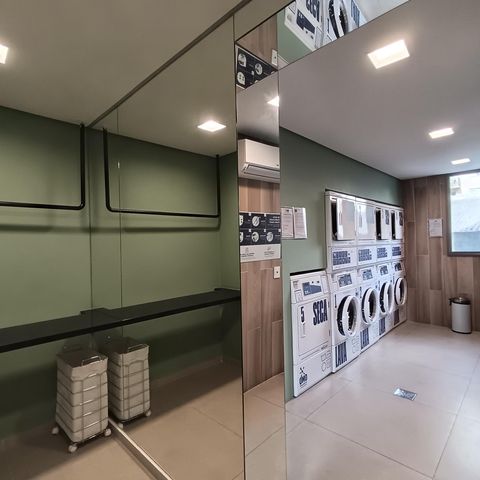 Apartamento à venda com 28m², 1 quarto e sem vaga Apartamento à venda com 28m², 1 quarto e sem vagaÁrea comum - Lavanderia