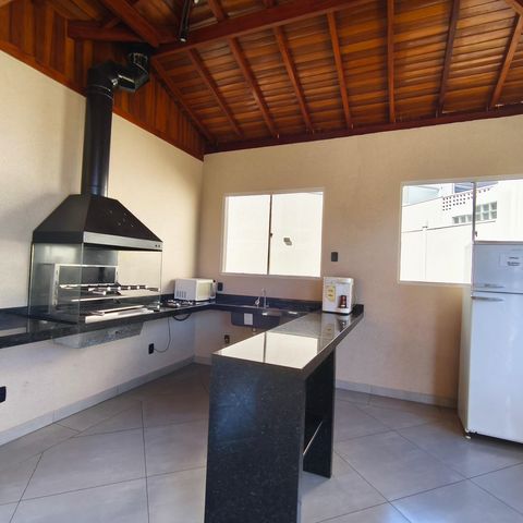 Casa de condomínio à venda com 90m², 3 quartos e 2 vagas Casa de condomínio à venda com 90m², 3 quartos e 2 vagasÁrea comum - Churrasqueira