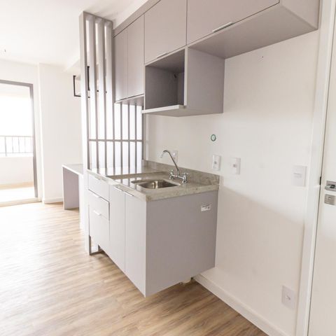 Apartamento à venda com 28m², 1 quarto e sem vaga Apartamento à venda com 28m², 1 quarto e sem vagaCozinha