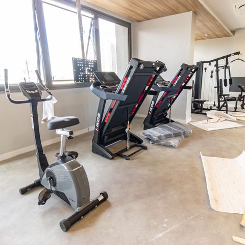 Apartamento à venda com 28m², 1 quarto e sem vaga Apartamento à venda com 28m², 1 quarto e sem vagaÁrea comum - Academia