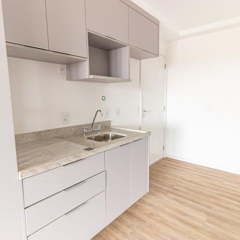 Apartamento à venda com 28m², 1 quarto e sem vaga Apartamento à venda com 28m², 1 quarto e sem vagaCozinha