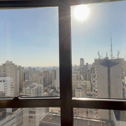 Studio para alugar com 32m², 1 quarto e sem vagaVista do quarto