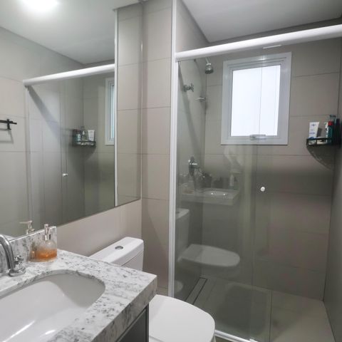 Apartamento para alugar com 110m², 3 quartos e 2 vagasBanheiro Social