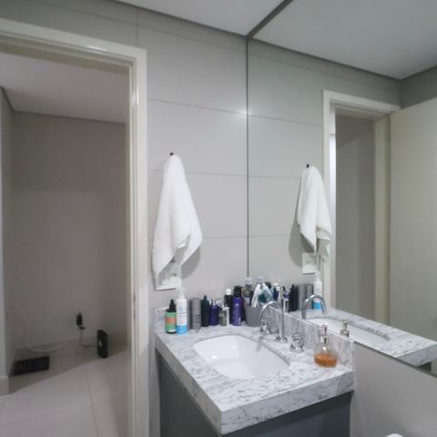 Apartamento para alugar com 110m², 3 quartos e 2 vagasBanheiro Social