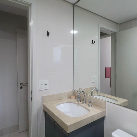 Apartamento para alugar com 110m², 3 quartos e 2 vagasBanheiro Suíte 1