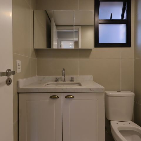 Apartamento à venda com 87m², 2 quartos e 2 vagasBanheiro Social