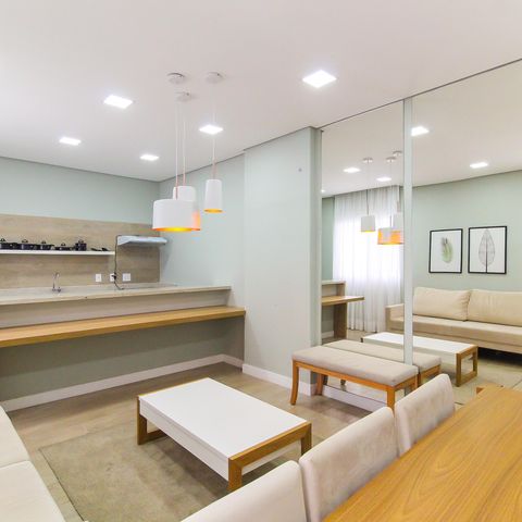 Apartamento à venda com 45m², 2 quartos e sem vagaÁrea comum - Salão de festas