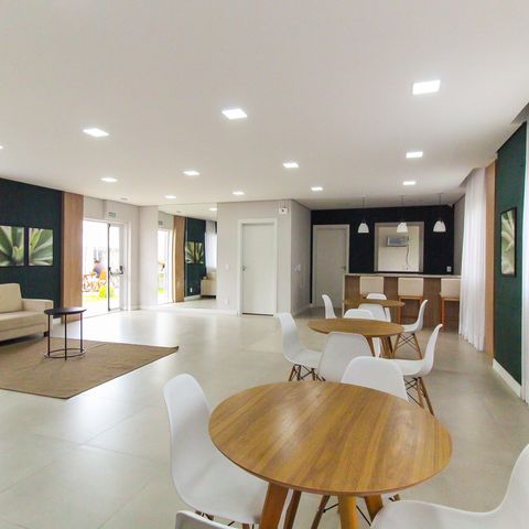 Apartamento à venda com 45m², 2 quartos e sem vagaÁrea comum - Salão de festas