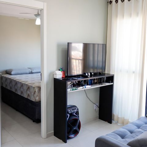 Apartamento à venda com 32m², 1 quarto e 1 vaga Apartamento à venda com 32m², 1 quarto e 1 vagaSala