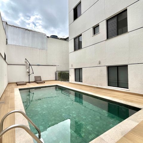 Apartamento à venda com 40m², 2 quartos e 1 vaga Apartamento à venda com 40m², 2 quartos e 1 vagaÁrea comum - Piscina