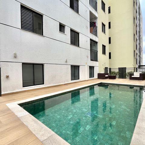 Apartamento à venda com 40m², 2 quartos e 1 vaga Apartamento à venda com 40m², 2 quartos e 1 vagaÁrea comum - Piscina