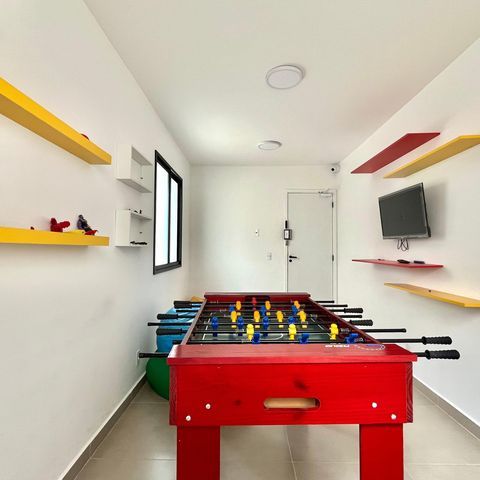 Apartamento à venda com 40m², 2 quartos e 1 vaga Apartamento à venda com 40m², 2 quartos e 1 vagaÁrea comum - Salão de Jogos