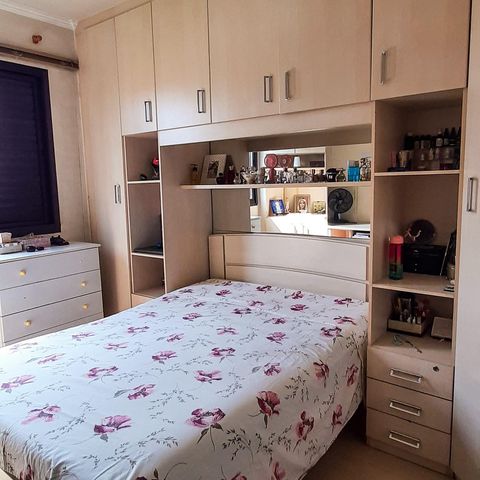 Apartamento à venda com 59m², 2 quartos e 2 vagas Apartamento à venda com 59m², 2 quartos e 2 vagasQuarto 1