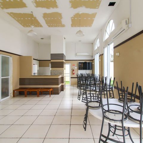 Apartamento para alugar com 49m², 2 quartos e 1 vagaÁrea comum - Salão de festas