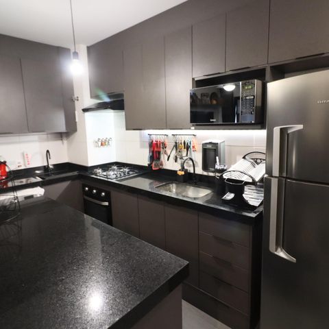 Apartamento à venda com 35m², 1 quarto e 1 vagaCozinha e Área de Serviço