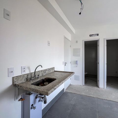 Apartamento à venda com 40m², 2 quartos e sem vaga Apartamento à venda com 40m², 2 quartos e sem vagaCozinha e área de serviço