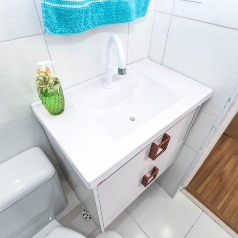 Apartamento à venda com 62m², 2 quartos e 1 vagaBanheiro Social