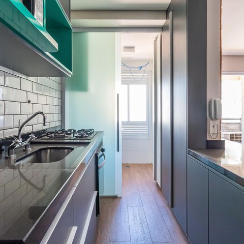 Apartamento à venda com 52m², 1 quarto e 1 vagaCozinha