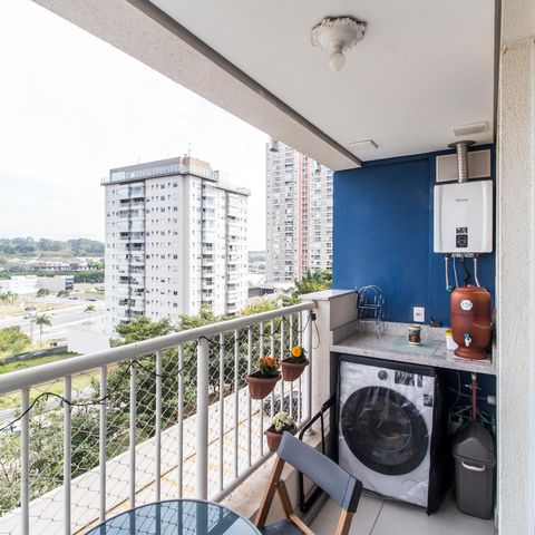 Apartamento à venda com 52m², 1 quarto e 1 vaga Apartamento à venda com 52m², 1 quarto e 1 vagaVaranda da Sala