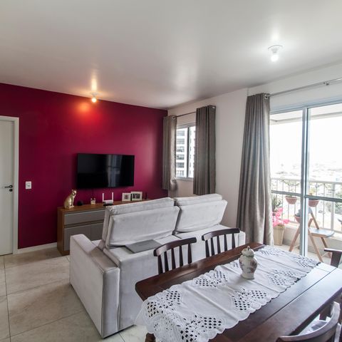 Apartamento à venda com 52m², 1 quarto e 1 vaga Apartamento à venda com 52m², 1 quarto e 1 vagaSala