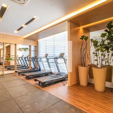 Apartamento à venda com 52m², 1 quarto e 1 vaga Apartamento à venda com 52m², 1 quarto e 1 vagaÁrea comum - Academia