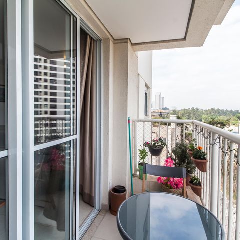 Apartamento à venda com 52m², 1 quarto e 1 vaga Apartamento à venda com 52m², 1 quarto e 1 vagaVaranda da Sala