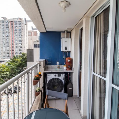Apartamento à venda com 52m², 1 quarto e 1 vaga Apartamento à venda com 52m², 1 quarto e 1 vagaVaranda da Sala