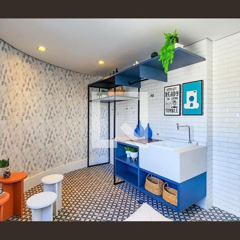 Apartamento à venda com 52m², 1 quarto e 1 vaga Apartamento à venda com 52m², 1 quarto e 1 vagaÁrea comum - Lavanderia