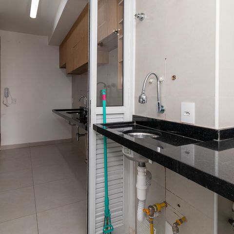 Apartamento à venda com 51m², 1 quarto e 1 vaga Apartamento à venda com 51m², 1 quarto e 1 vagaÁrea de Serviço